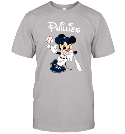 Baseball Mickey Team Philadelphia Phillies Unisex Jersey Tee