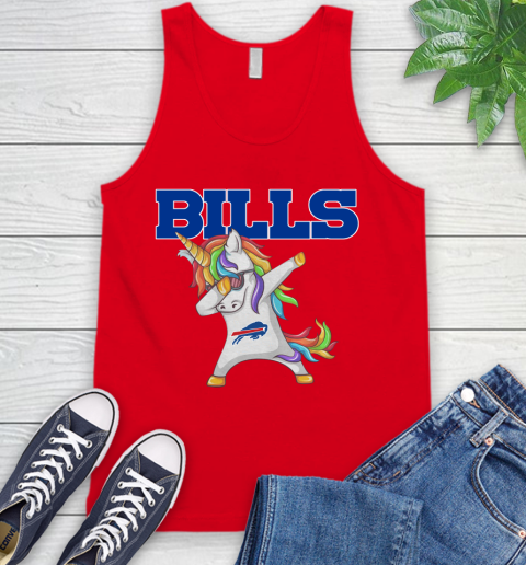 Buffalo Bills NFL Football Funny Unicorn Dabbing Sports Tank Top 6