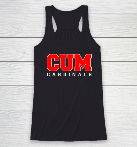 CUM Cardinals Christian University Michigan Racerback Tank