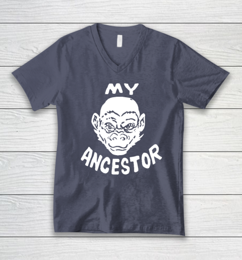 My Ancestor Monkey V-Neck T-Shirt 6