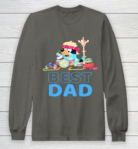 Bluey Best Dad Matching Family For Lover Long Sleeve T-Shirt 5