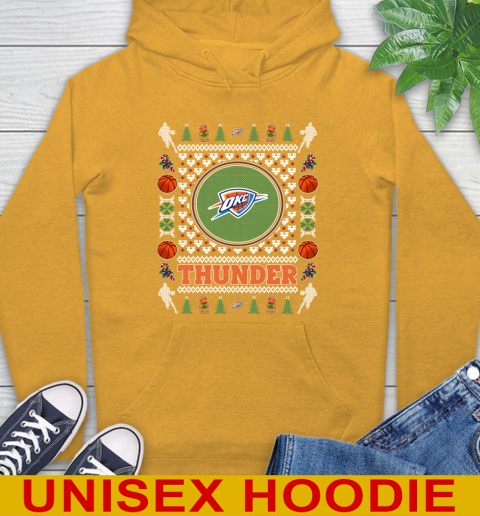 Oklahoma City Thunder Merry Christmas NBA Basketball Loyal Fan Hoodie 2