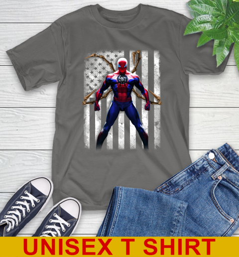 MLB Baseball San Diego Padres Spider Man Avengers Marvel American Flag Shirt T-Shirt 11 MLB Baseball San Diego Padres Spider Man Avengers Marvel American Flag Shirt T-Shirt - Image 11