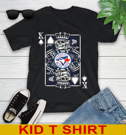 Toronto Blue Jays MLB Baseball The King Of Spades Death Cards Shirt Youth T-Shirt
