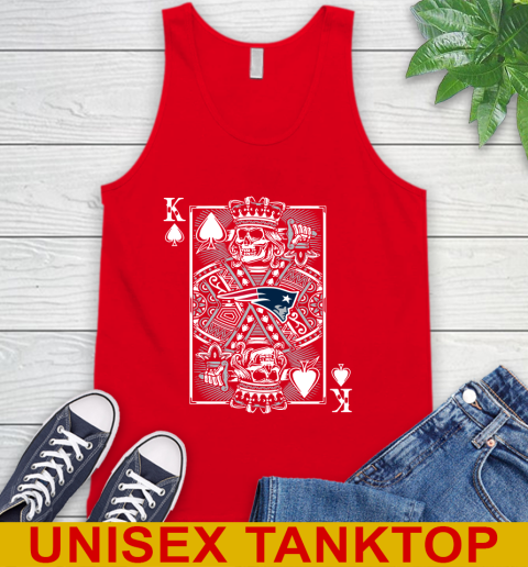 New England Patriots NFL Football The King Of Spades Death Cards Shirt Tank Top 5