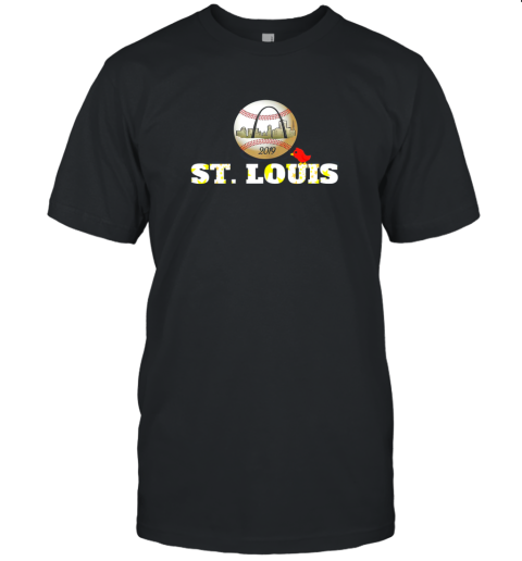 Saint Louis Red Cardinal Shirt Baseball Hometown 2019 Unisex Jersey Tee