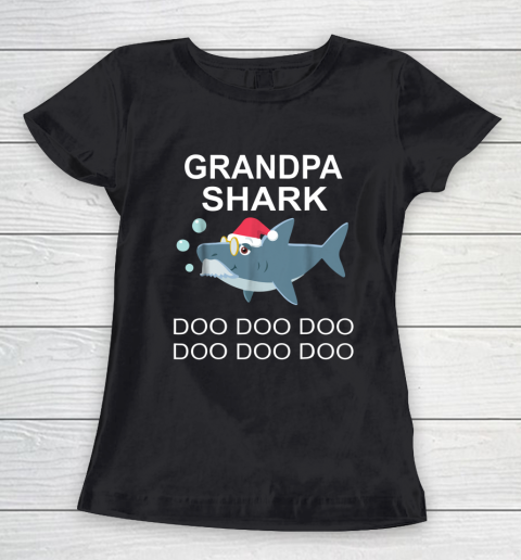 Grandpa Shark Christmas Women's T-Shirt