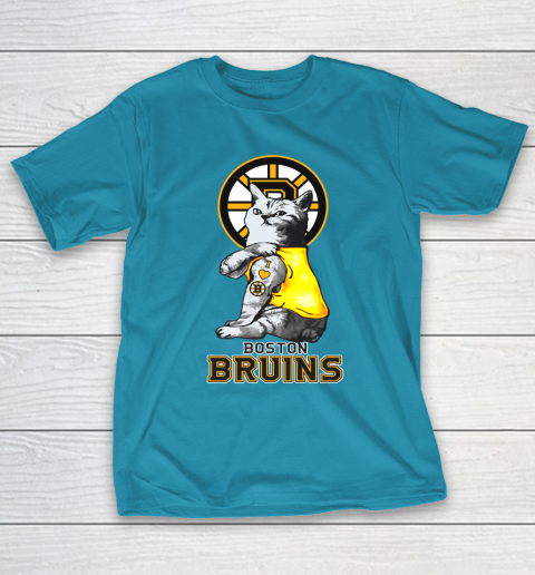 NHL My Cat Loves Boston Bruins Hockey T-Shirt 7