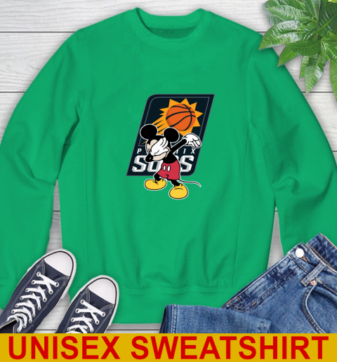 Phoenix Suns NBA Basketball Dabbing Mickey Disney Sports Sweatshirt 6