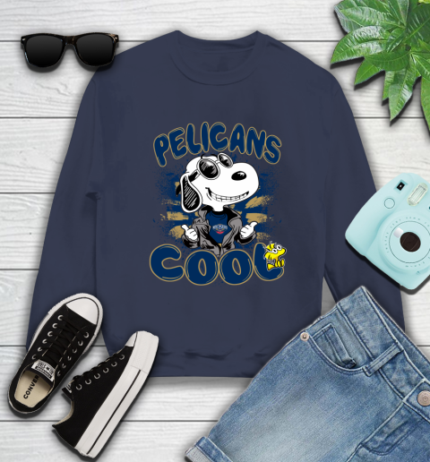 NBA Basketball New Orleans Pelicans Cool Snoopy Shirt Sweatshirt 2