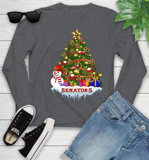 Ottawa Senators Merry Christmas NHL Hockey Sports Youth Long Sleeve 8