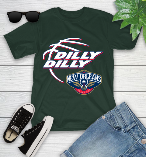 NBA New Orleans Pelicans Dilly Dilly Basketball Sports Youth T-Shirt 5