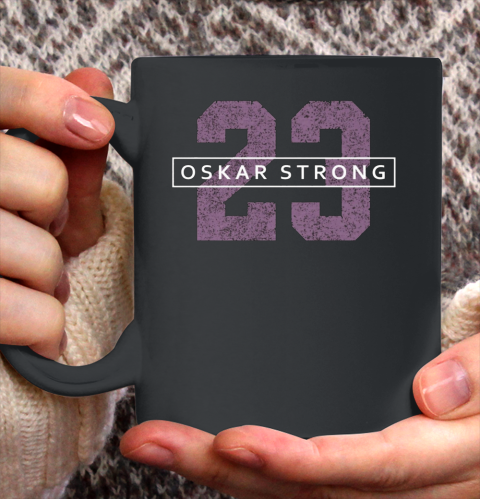 Oskar Strong Flyers Fight Against Cancer tee Ice Hockey Ceramic Mug 11oz