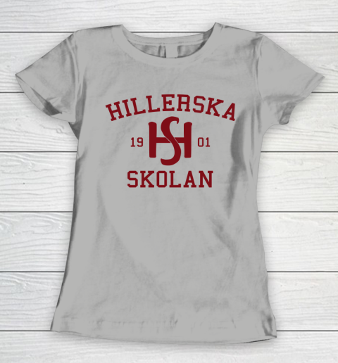 Hillerska Grey  Young Royals Hillerska School Women's T-Shirt 8