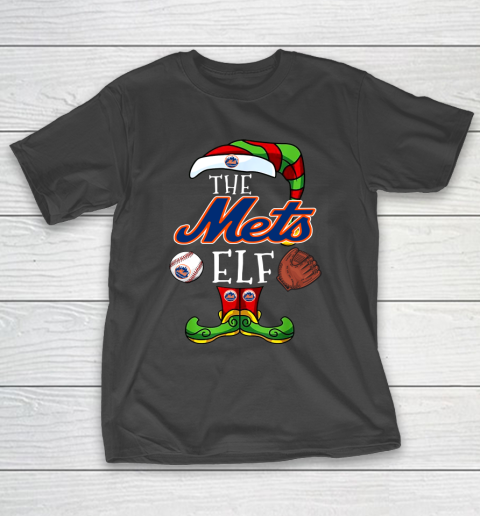 New York Mets Christmas ELF Funny MLB T-Shirt