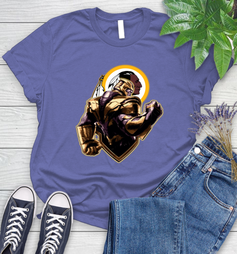 NFL Thanos Avengers Endgame Football Sports Washington Redskins Women's T-Shirt 11