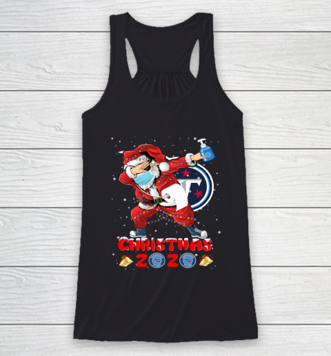 Tennessee Titans Funny Santa Claus Dabbing Christmas 2020 NFL Racerback Tank