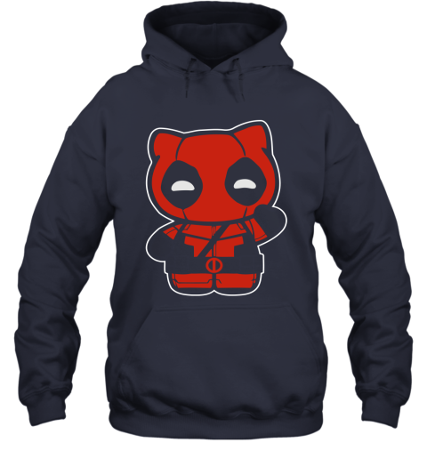 vqlu hi yukio marvel deadpool hello kitty shirts hoodie 23 front navy