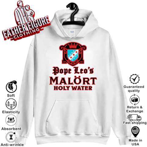 Pope Leo's Malort Holy Water Hoodie