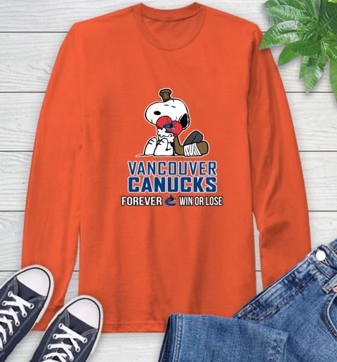 NHL The Peanuts Movie Snoopy Forever Win Or Lose Hockey Vancouver Canucks 62