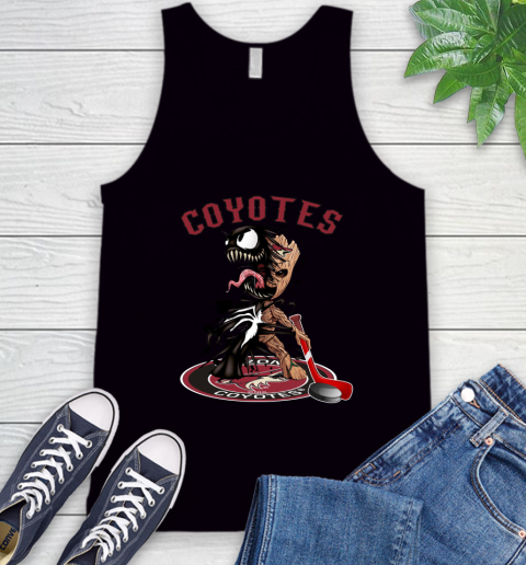NHL Arizona Coyotes Hockey Venom Groot Guardians Of The Galaxy Tank Top 2