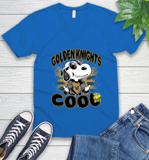 NHL Hockey Vegas Golden Knights Cool Snoopy Shirt V-Neck T-Shirt 5