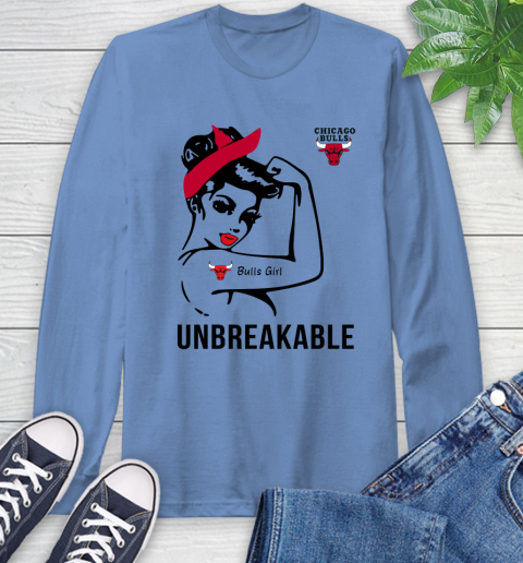 NBA Chicago Bulls Girl Unbreakable Basketball Sports Long Sleeve T-Shirt 10