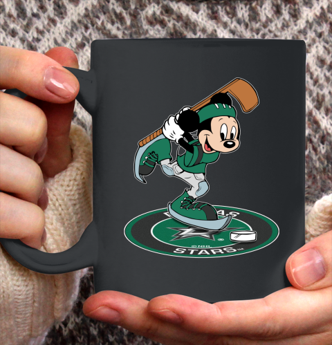 NHL Hockey Dallas Stars Cheerful Mickey Disney Shirt Ceramic Mug 11oz