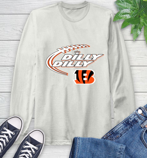 NFL Cincinnati Bengals Dilly Dilly Football Sports Long Sleeve T-Shirt 12