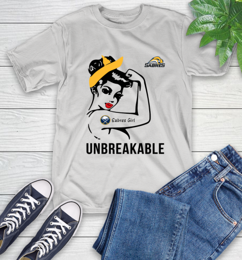 NHL Buffalo Sabres Girl Unbreakable Hockey Sports T-Shirt