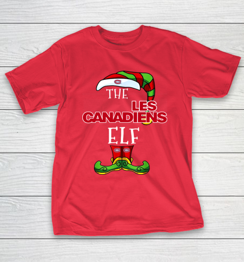 Montreal Canadiens Christmas ELF Funny NHL T-Shirt 9