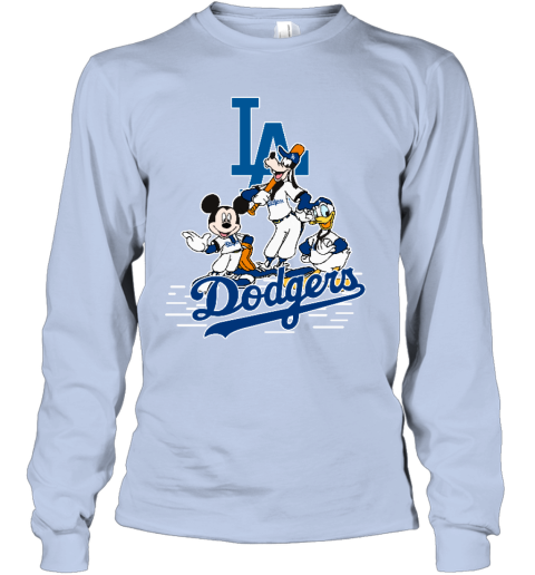 MLB Los Angeles Dodgers Mickey Mouse Donald Duck Goofy Baseball T Shirt -  Rookbrand