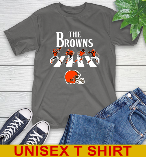 NFL Football Cleveland Browns The Beatles Rock Band Shirt T-Shirt 10
