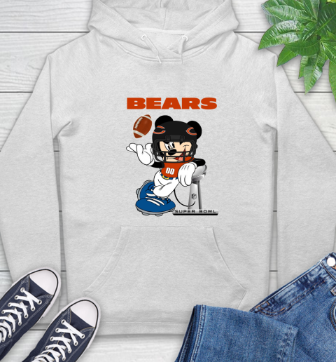 NFL Chicago Bears Mickey Mouse Disney Super Bowl Football T Shirt Hoodie