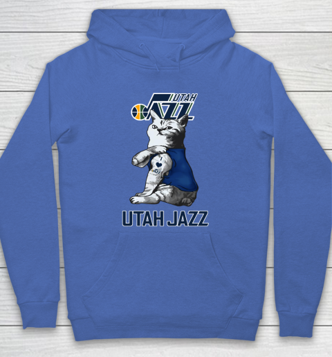 NBA Basketball My Cat Loves Utah Jazz Hoodie 6