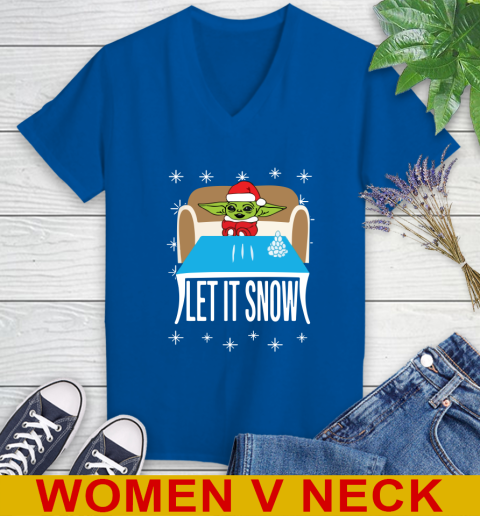 Christmas Baby Yoda And Cocaine Let It Snow Star Wars Shirts 81