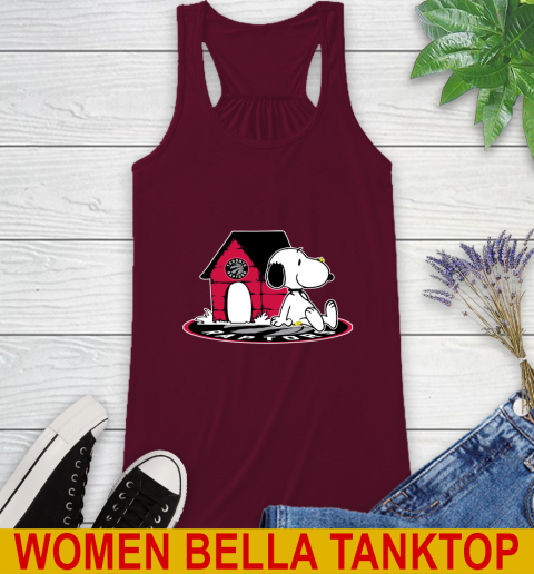 NBA Basketball Toronto Raptors Snoopy The Peanuts Movie Shirt Racerback Tank 3