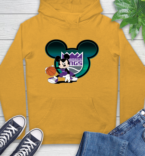 NBA Sacramento Kings Mickey Mouse Disney Basketball Hoodie 3