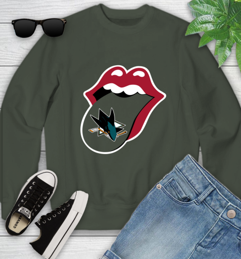 San Jose Sharks NHL Hockey Lips I Root For My Team Adoring Fan 124