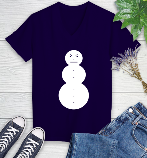 Jeezy Snowman Women's V-Neck T-Shirt 3