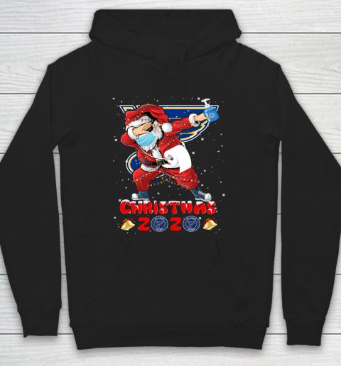 St.Louis Blues Funny Santa Claus Dabbing Christmas 2020 NHL Hoodie