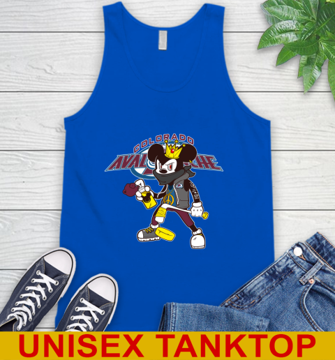 Colorado Avalanche NHL Hockey Mickey Peace Sign Sports Tank Top 5
