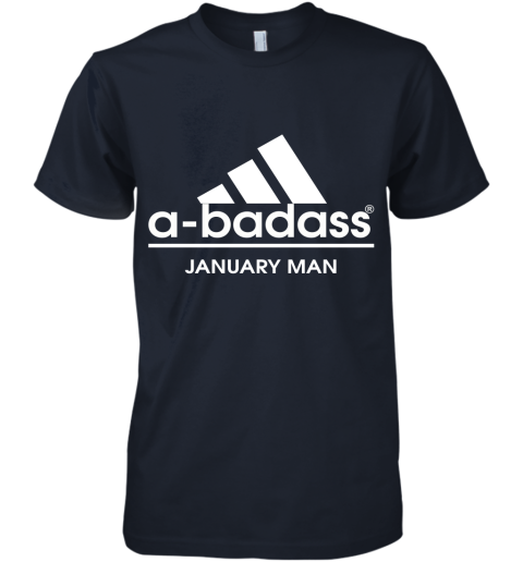 A Badass January Man Are Born In March Premium Men's T-Shirt