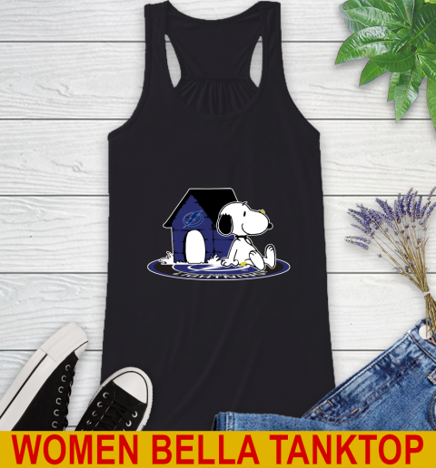 NHL Hockey Tampa Bay Lightning Snoopy The Peanuts Movie Shirt Racerback Tank 2