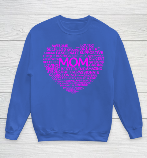 sammentrækning trekant godtgørelse Mother's Day Funny Gift Ideas Apparel Best Mom Jumbled Heart T Shirt For  Girls T Shirt Youth Sweatshirt | Tee For Sports