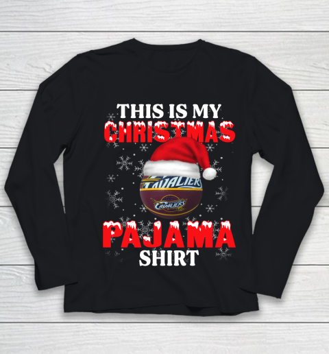 Cleveland Cavaliers This Is My Christmas Pajama Shirt NBA Youth Long Sleeve
