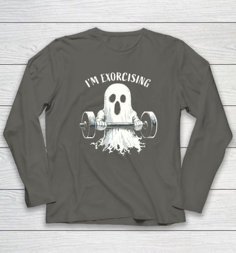 I'm Exorcising Funny Ghost Halloween Long Sleeve T-Shirt 4