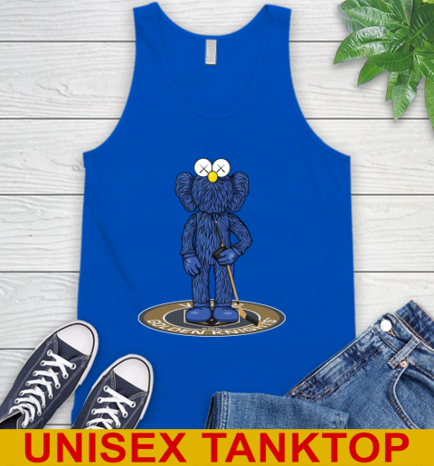 NHL Hockey Vegas Golden Knights Kaws Bff Blue Figure Shirt Tank Top 5