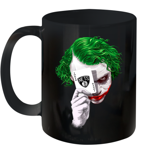 Brooklyn Nets NBA Basketball Joker Card Shirt Ceramic Mug 11oz