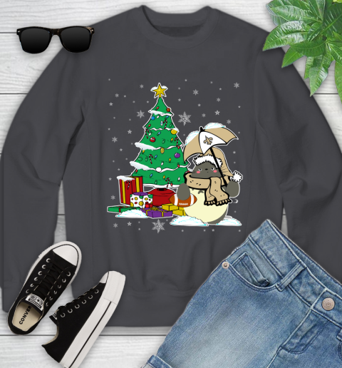 New Orleans Saints NFL Football Cute Tonari No Totoro Christmas Sports Youth Sweatshirt 5